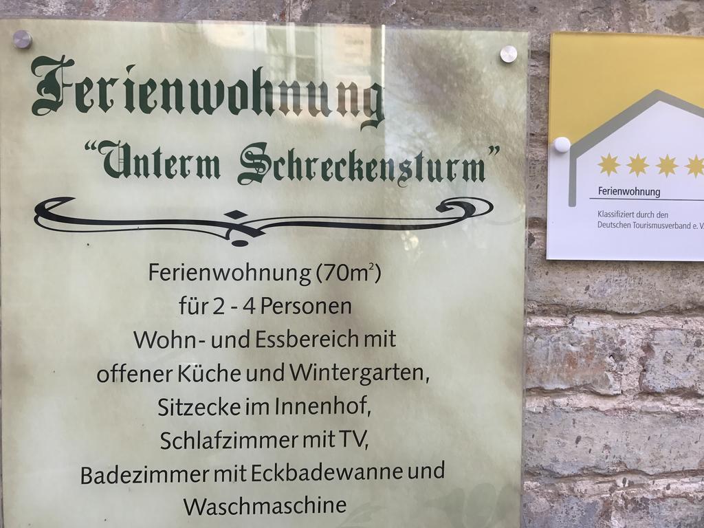 Ferienwohnung Unterm Schreckensturm Quedlinbourg Extérieur photo